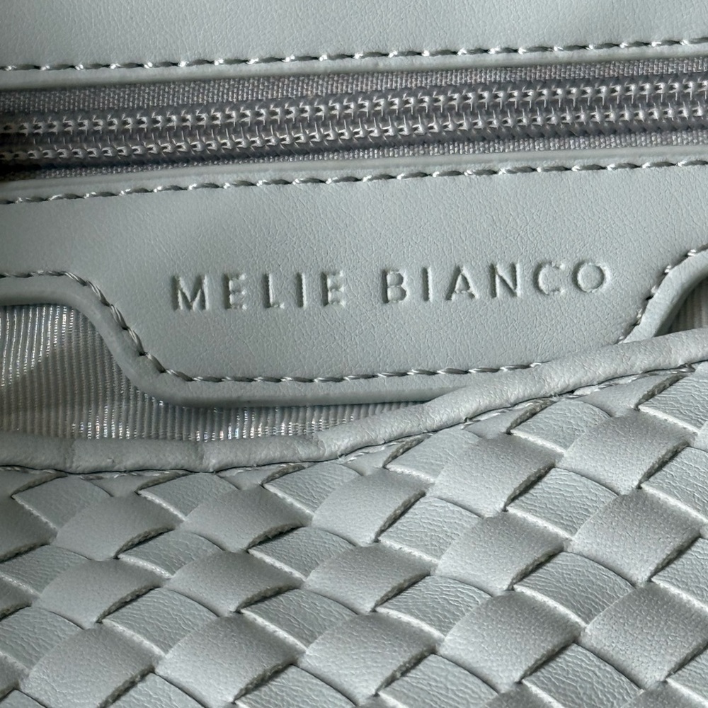 Elegant Woven Melie Bianca Mint Purse Beautiful Stylish Shoulder Bag - Picture 2 of 5